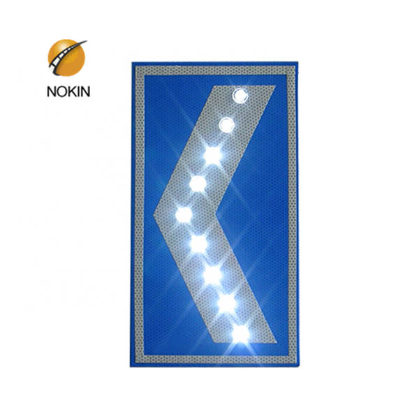 Hazard Solar Traffic Signal Light for Road Warning LED arrow 
